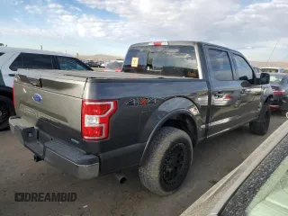 2018 Ford F-150 XL with VIN 1FTEW1EP0JKE59776, listed as a Copart auction lot 46845825 with 107,567 mi miles and Salvage Title. Bid and sale history available at carsss.com. Image 3.