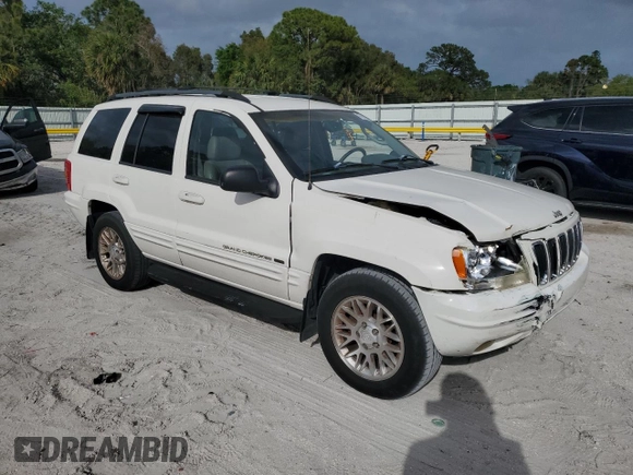 2002 Jeep Grand Cherokee Limited with VIN 1J4GX58S72C139972, listed as a Copart auction lot 47767395 with 163,395 mi miles and Salvage Title. Bid and sale history available at DreamBid. Image 4.