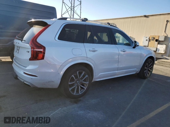 2017 Volvo XC90 Momentum with VIN YV4A22PK3H1150902, listed as a Copart auction lot 42141515 with 76,643 mi miles and Salvage Title. Bid and sale history available at carsss.com. Image 3.