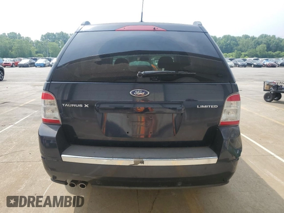 2008 Ford Taurus X Limited with VIN 1FMDK03W48GA01145, listed as a Copart auction lot 60896755 with 155,763 mi miles and Salvage title. Bid and sale history available at DreamBid. Image 6.