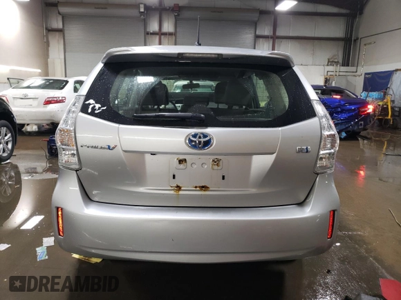 2014 Toyota Prius Two with VIN JTDZN3EUXEJ014995, listed as a Copart auction lot 50242315 with 139,184 mi miles and Salvage Title. Bid and sale history available at DreamBid. Image 6.