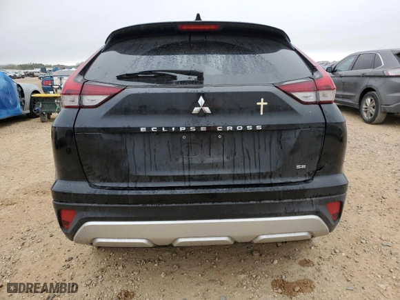 2023 Mitsubishi Eclipse Cross SE with VIN JA4ATWAA5PZ006737, listed as a Copart auction lot 87010554 with 74,147 mi miles and Salvage Title. Bid and sale history available at carsss.com. Image 6.