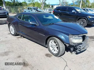 2014 Chevrolet Camaro LT with VIN 2G1FB1E33E9126842, listed as a IAAI auction lot 41864106 with 129,935 mi miles. Bid and sale history available at carsss.com. Image 1.