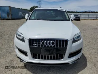 2015 Audi Q7 Premium Plus with VIN WA1LGAFE0FD004076, listed as a Copart auction lot 62591485 with 70,508 mi miles and Salvage title. Bid and sale history available at DreamBid. Image 5.
