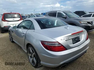 2015 Mercedes-Benz SLK-Class SLK 250 with VIN WDDPK4HA0FF105324, listed as a Copart auction lot 74501644 with 0 mi miles and Salvage Title. Bid and sale history available at carsss.com. Image 2.