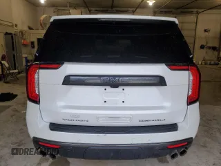 2023 GMC Yukon Denali Ultimate with VIN 1GKS2EKL0PR335633, listed as a Copart auction lot 43047945 with 0 mi miles and Salvage Title. Bid and sale history available at carsss.com. Image 6.