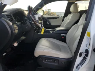 2020 Lexus LX with VIN JTJDY7AX0L4327331, listed as a Copart auction lot 44070415 with 43,887 mi miles and Salvage Title. Bid and sale history available at carsss.com. Image 7.