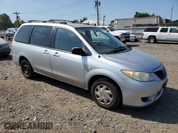 2006 Mazda MPV LX z VIN JM3LW28A660556964, wystawiony jako Copart lot #69689034 z przebiegiem 139 769 mil mil oraz Szkoda całkowita • Salvage title. Historia ofert i sprzedaży dostępna na DreamBid. Obrazek 4.