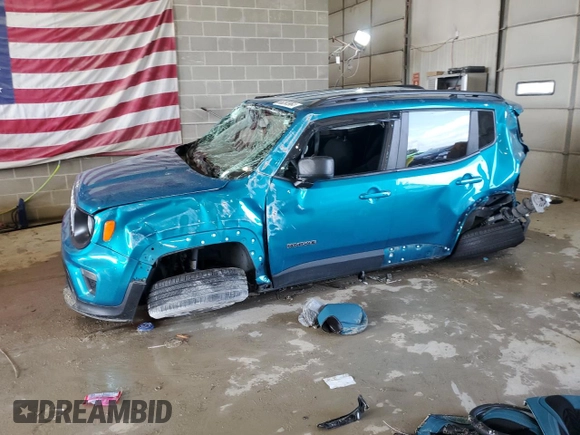 2020 Jeep Renegade Sport with VIN ZACNJAA13LPL94704, listed as a Copart auction lot 65293964 with 37,609 mi miles and Salvage Title. Bid and sale history available at DreamBid. Image 1.