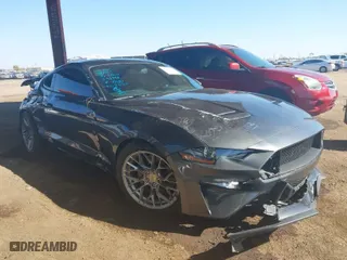 2019 Ford Mustang GT with VIN 1FA6P8CF5K5134731, listed as a IAAI auction lot 41479276 with 50,738 mi miles. Bid and sale history available at carsss.com. Image 1.