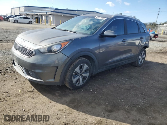 2018 Kia Niro LX with VIN KNDCB3LCXJ5157540, listed as a Copart auction lot 48417735 with 75,093 mi miles and Salvage Title. Bid and sale history available at carsss.com. Image 1.
