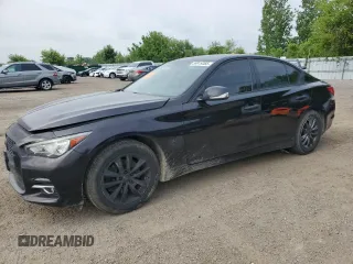 2014 Infiniti Q50 with VIN JN1BV7AR3EM680642, listed as a Copart auction lot 59919385 with 130,759 mi miles and Clean title. Bid and sale history available at DreamBid. Image 1.