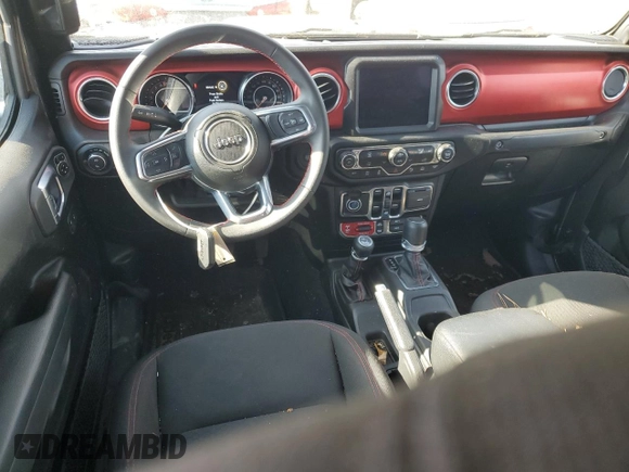 2023 Jeep Gladiator Rubicon с VIN 1C6JJTBGXPL574702, выставлен на аукционе Copart как лот 75914474 с пробегом 10 506 миль миль и Списание • Salvage title. История ставок и продаж доступна на DreamBid. Изображение 8.