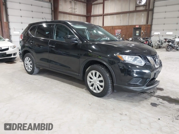 2016 Nissan Rogue SV with VIN KNMAT2MV5GP614203, listed as a IAAI auction lot 42045462 with 129,675 mi miles and . Bid and sale history available at DreamBid. Image 1.