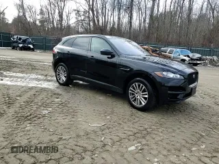 2019 Jaguar F-Pace 25t Prestige with VIN SADCK2FX7KA366367, listed as a Copart auction lot 47633855 with 34,847 mi miles and Salvage title. Bid and sale history available at DreamBid. Image 14.