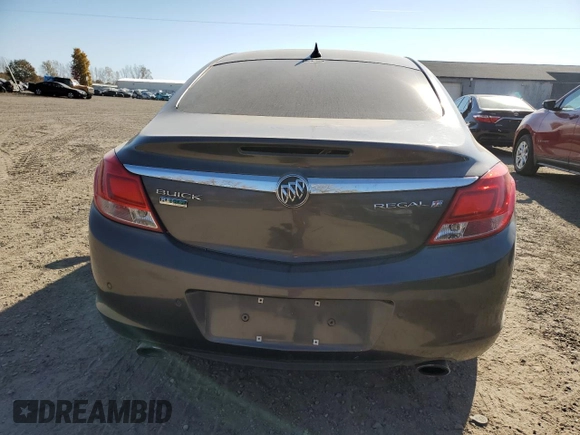 2011 Buick Regal CXL Turbo TO3 with VIN W04GX5GV2B1141815, listed as a Copart auction lot 76996084 with 151,571 mi miles and Clean Title. Bid and sale history available at carsss.com. Image 6.