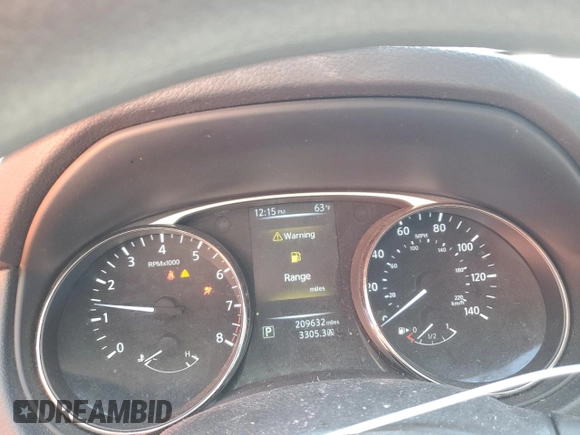 2015 Nissan Rogue S with VIN KNMAT2MT7FP578544, listed as a Copart auction lot 48257265 with 209,632 mi miles and Salvage Title. Bid and sale history available at DreamBid. Image 9.