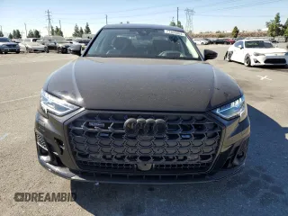 2024 Audi A8 with VIN WAULDAF86RN003891, listed as a Copart auction lot 77408804 with 4,812 mi miles and Salvage Title. Bid and sale history available at carsss.com. Image 5.