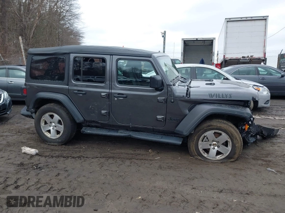 2023 Jeep Wrangler Sport with VIN 1C4HJXDN5PW522855, listed as a IAAI auction lot 41516522 with 49,607 mi miles and . Bid and sale history available at DreamBid. Image 13.