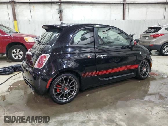 2017 FIAT 500 Abarth z VIN 3C3CFFFH4HT515419, wystawiony jako Copart lot #88055005 z przebiegiem 43 302 mil mil oraz Szkody całkowita. Historia ofert i sprzedaży dostępna na DreamBid. Obrazek 3.