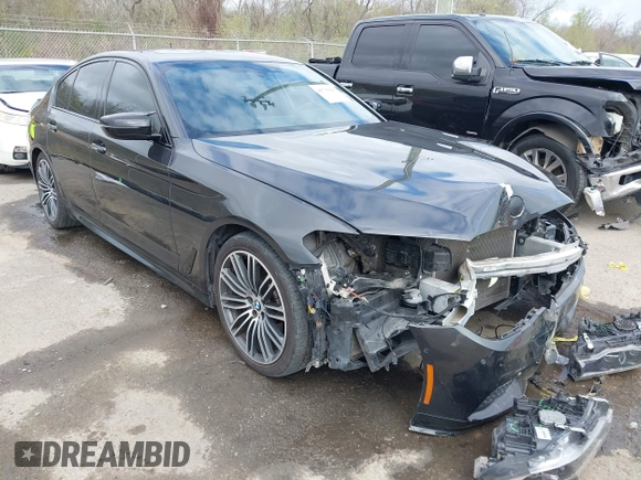2017 BMW 5 Series 540i with VIN WBAJE5C35HG916844, listed as a IAAI auction lot 41793043 with 92,964 mi miles and . Bid and sale history available at carsss.com. Image 1.