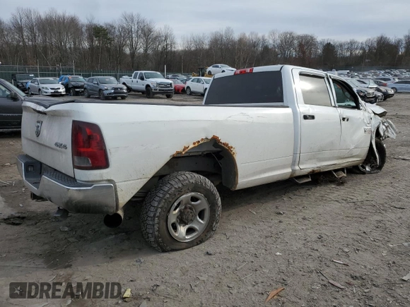 2012 Ram 2500 ST with VIN 3C6UD5HL7CG128826, listed as a Copart auction lot 80684174 with 0 mi miles and Salvage Title. Bid and sale history available at carsss.com. Image 3.
