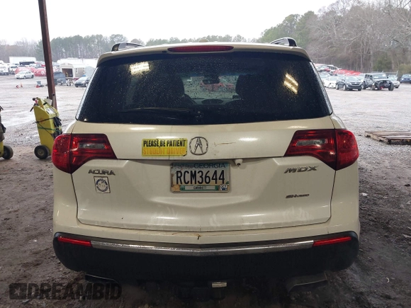 2010 Acura MDX with VIN 2HNYD2H26AH503810, listed as a IAAI auction lot 41623574 with 218,586 mi miles. Bid and sale history available at carsss.com. Image 17.