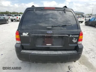 2007 Ford Escape Hybrid with VIN 1FMCU59H67KA05589, listed as a Copart auction lot 47622675 with 197,186 mi miles and Salvage Title. Bid and sale history available at carsss.com. Image 6.