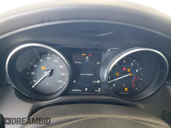 2016 Jaguar XF 35t Prestige with VIN SAJBE4BV9GCY02678, listed as a Copart auction lot 46582545 with 49,529 mi miles and Salvage Title. Bid and sale history available at carsss.com. Image 9.
