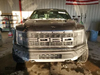 2022 Ford F-150 Raptor with VIN 1FTFW1RGXNFA87263, listed as a Copart auction lot 45265165 with 33,264 mi miles and Salvage Title. Bid and sale history available at carsss.com. Image 5.