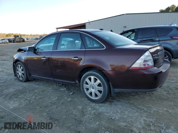 2009 Ford Taurus Limited with VIN 1FAHP28W49G111924, listed as a Copart auction lot 43807235 with 0 mi miles and Salvage Title. Bid and sale history available at carsss.com. Image 2.