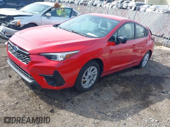 2024 Subaru Impreza with VIN JF1GUABC4R8879894, listed as a IAAI auction lot 41933734 with 6,690 mi miles and . Bid and sale history available at DreamBid. Image 2.