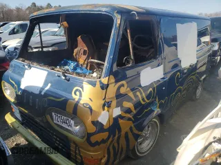 1966 Ford Econoline Cargo with VIN E14FH818088, listed as a Copart auction lot 72154424 with Not Provided miles and Salvage Title. Bid and sale history available at DreamBid. Image 1.