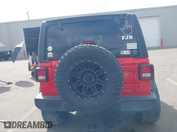 2019 Jeep Wrangler Sport S z VIN 1C4GJXAG4KW652569, wystawiony jako IAAI lot #42116457 z przebiegiem 46 007 mil mil oraz . Historia ofert i sprzedaży dostępna na DreamBid. Obrazek 17.
