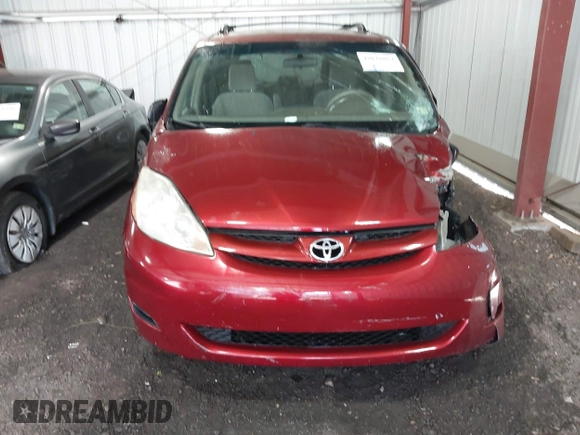 2009 Toyota Sienna CE with VIN 5TDZK23C89S265150, listed as a IAAI auction lot 42079867 with 211,467 mi miles. Bid and sale history available at carsss.com. Image 12.