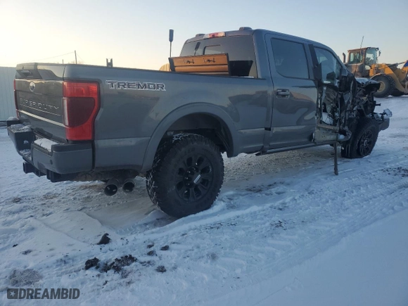 2022 Ford Super Duty F-350 SRW XL with VIN 1FT8W3BT9NEG32841, listed as a Copart auction lot 87742405 with NaN miles and Salvage Title. Bid and sale history available at carsss.com. Image 3.