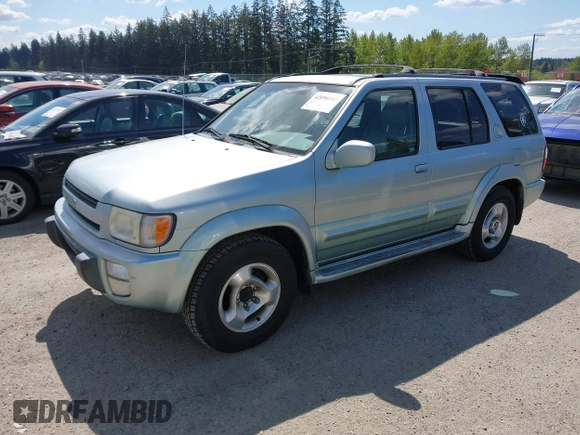 2000 Infiniti QX4 with VIN JNRAR07Y0YW078146, listed as a IAAI auction lot 42090142 with 178,360 mi miles and . Bid and sale history available at DreamBid. Image 2.