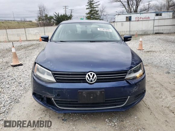 2014 Volkswagen Jetta Sedan SE with VIN 3VWD17AJ0EM414055, listed as a Copart auction lot 51383895 with 117,988 mi miles and Clean Title. Bid and sale history available at carsss.com. Image 5.
