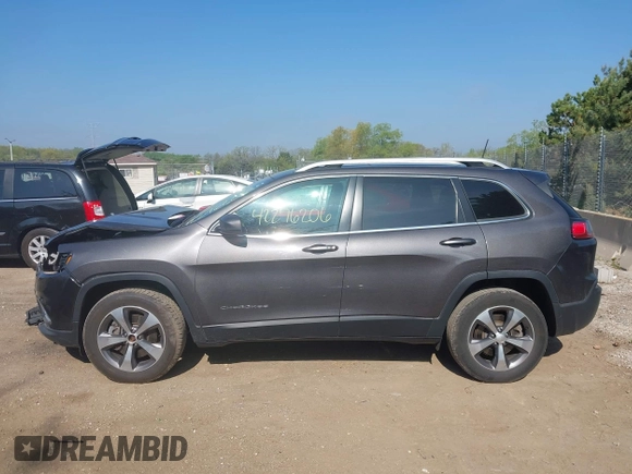 2019 Jeep Cherokee Limited z VIN 1C4PJMDX2KD463523, wystawiony jako IAAI lot #42276206 z przebiegiem 56 542 mil mil oraz . Historia ofert i sprzedaży dostępna na DreamBid. Obrazek 15.