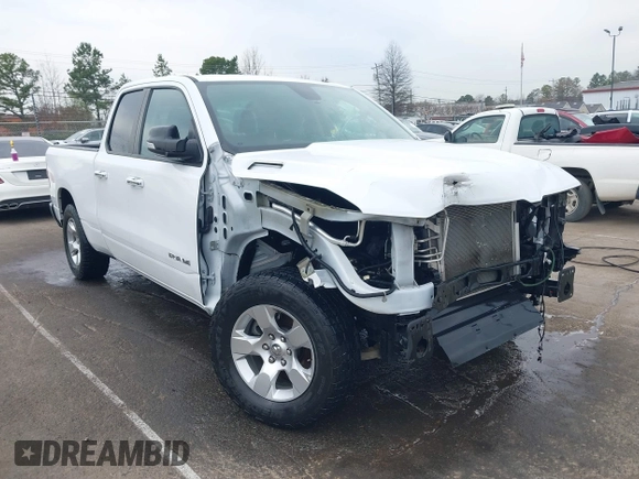 2020 Ram 1500 Big Horn with VIN 1C6RREBT0LN266926, listed as a IAAI auction lot 41794173 with 126,043 mi miles. Bid and sale history available at carsss.com. Image 1.