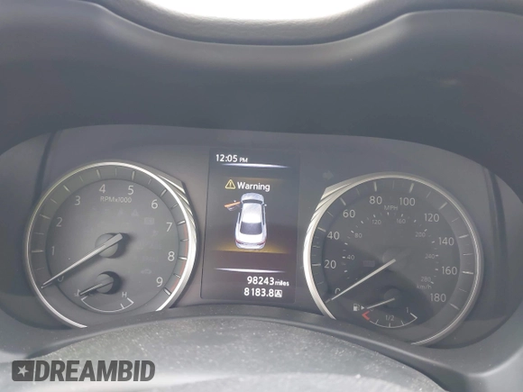 2018 Infiniti Q50 Luxe with VIN JN1EV7AP8JM361307, listed as a IAAI auction lot 41857098 with 98,243 mi miles and . Bid and sale history available at DreamBid. Image 7.
