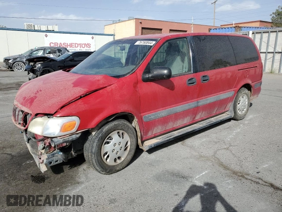 1998 Chevrolet Venture z VIN 1GNDX03E1WD148512, wystawiony jako Copart lot #76760844 z przebiegiem 102 137 mil mil oraz Szkoda całkowita • Salvage title. Historia ofert i sprzedaży dostępna na DreamBid. Obrazek 1.
