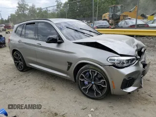 2020 BMW X3 M Competition z VIN 5YMTS0C08LLA57840, wystawiony jako Copart lot #56067983 z przebiegiem Nie podano mil oraz . Historia ofert i sprzedaży dostępna na DreamBid. Obrazek 4.