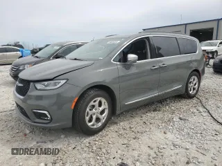 2022 Chrysler Pacifica Limited with VIN 2C4RC1GG9NR104524, listed as a Copart auction lot 54826355 with 57,709 mi miles and Salvage title. Bid and sale history available at DreamBid. Image 1.