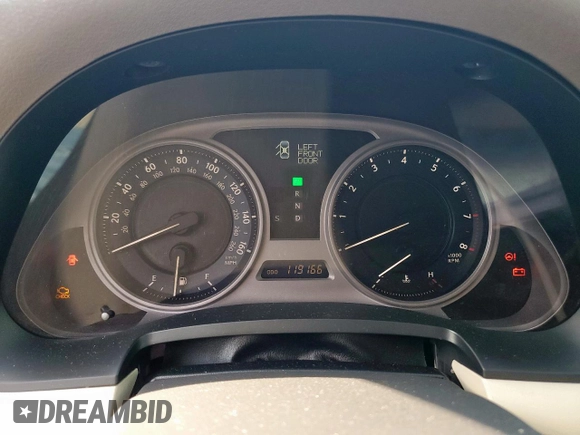 2010 Lexus IS 250 z VIN JTHBF5C28A2097597, wystawiony jako Copart lot #55614765 z przebiegiem 119 166 mil mil oraz Szkoda całkowita • Salvage title. Historia ofert i sprzedaży dostępna na DreamBid. Obrazek 9.