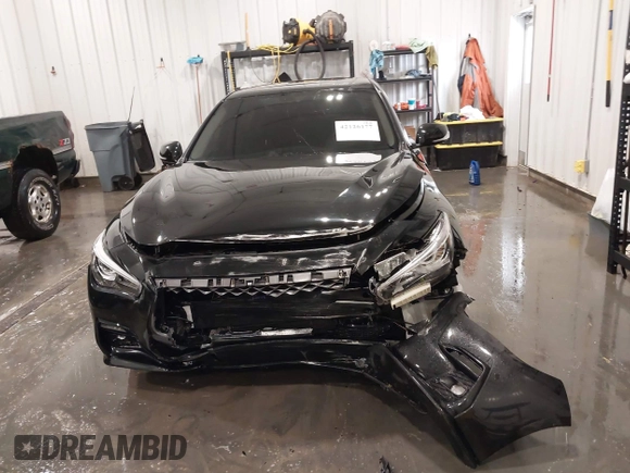 2021 Infiniti Q50 Luxe with VIN JN1EV7BR0MM755324, listed as a IAAI auction lot 42126177 with 33,000 mi miles and . Bid and sale history available at DreamBid. Image 12.