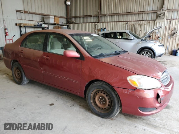2006 Toyota Corolla CE with VIN 1NXBR32E76Z747004, listed as a Copart auction lot 54345315 with 193,739 mi miles and Clean Title. Bid and sale history available at DreamBid. Image 4.
