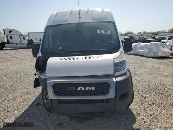 2019 Ram ProMaster Cargo Van with VIN 3C6URVJG0KE515288, listed as a Copart auction lot 54079885 with 135,584 mi miles and Salvage Title. Bid and sale history available at carsss.com. Image 5.