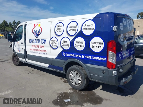 2015 Ford Transit XL z VIN 1FBZX2ZM5FKA97492, wystawiony jako IAAI lot #42018625 z przebiegiem 73 377 mil mil oraz . Historia ofert i sprzedaży dostępna na DreamBid. Obrazek 3.