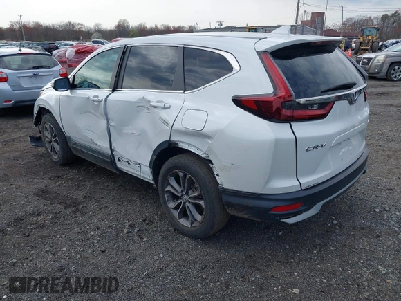 2020 Honda CR-V EX-L with VIN 2HKRW2H86LH635386, listed as a IAAI auction lot 42020216 with 46,291 mi miles and . Bid and sale history available at DreamBid. Image 3.